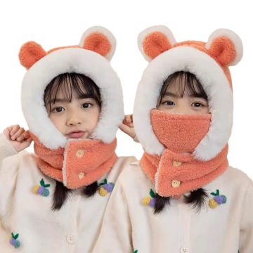 Cute Cartoon Bear Ear Hat - Warm Knit Cap for Babies to Adults