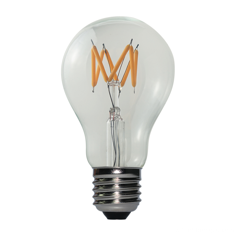 A60 3-4W C-7ARetro design led filament bulb UL approved