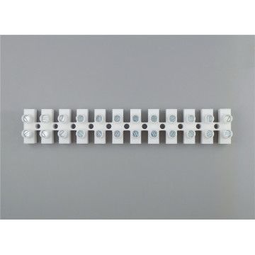 terminal strips made of polypropylene flat base