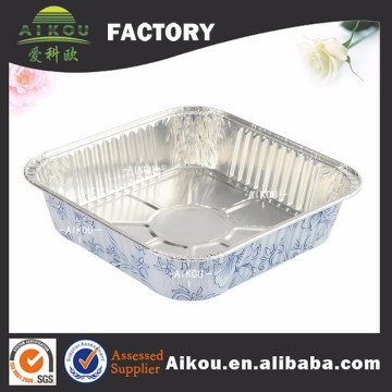 Eco-friendly takeaway aluminum foil disposable oven safe food container