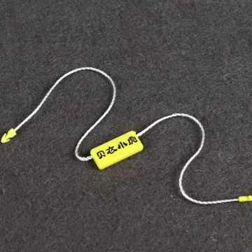 Etichetta in plastica per appendere la corda