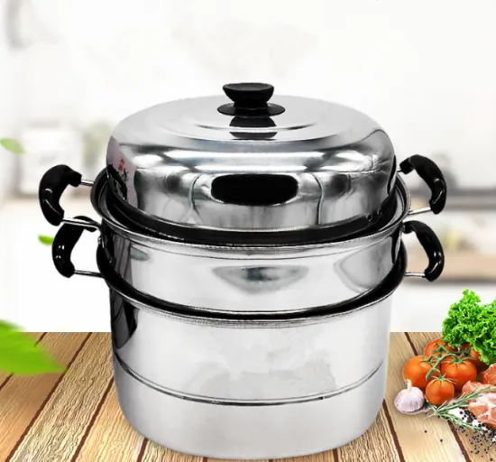 Stainless Steel Multilayer Steamer Pot Single Bottom