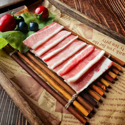 Fresh Cut Pork Belly Slices