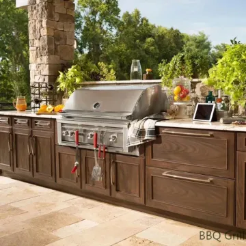 Premium Stainless Steel Built in Outdoor Commercial BBQ Luxury Charcoal Gas BBQ Grill for Sale