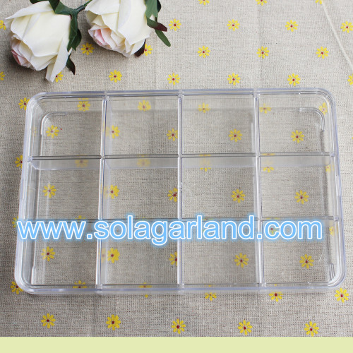 Plastic 10/11/12/18 Slots Transparent Storage Box Case