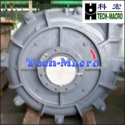 Double casing electric power slurry pump for industrial