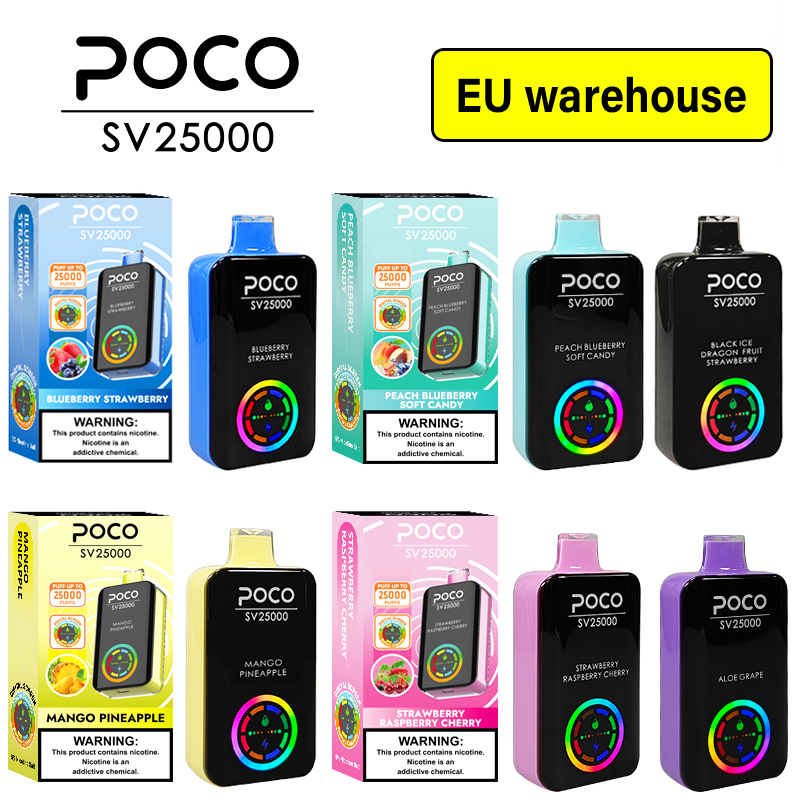 POCO SV25000 Puffs Vape Pen France Warehouse