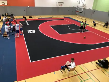 Tokyo Olympic 3x3 basketball floors