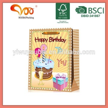 Customized logo Special occasion gift bags with range size and styles