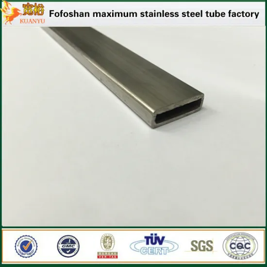 Foshan best 316 flat welding small stainless steel pipes for equipment