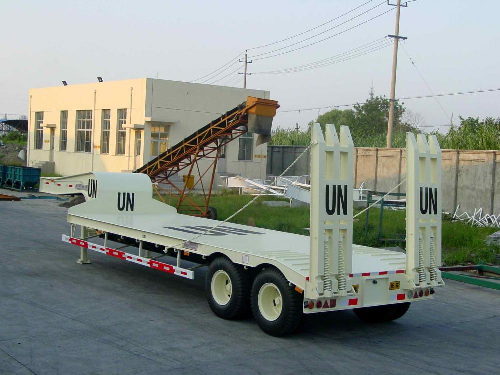 Lr Two Axle Lowbed Semi Trailer