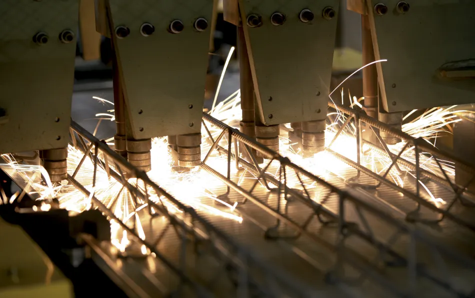 Easy Operate Roller Lattice Girder Welding Line Roll Forming Machine with CE