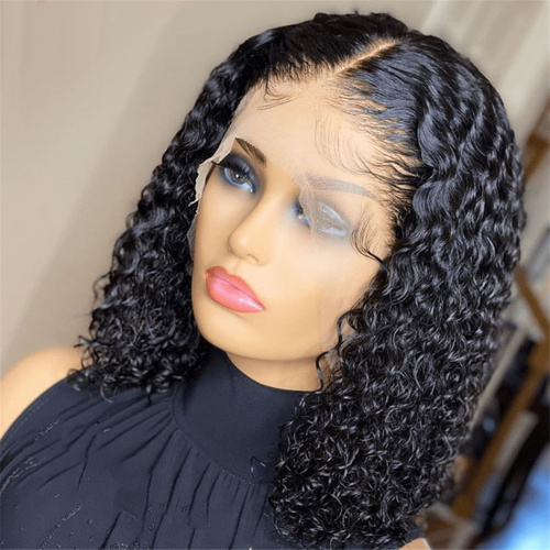 Cheap Short Bob Wigs Human Hair Kinky Curly Lace Front Wigs Human Hair Wholesale Glueless Hd Lace Frontal Wigs For Black Women