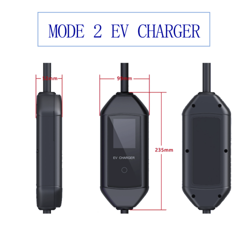 Led Display 7KW Charger 7kW AC Portable Type EV Charger LCD Screen Factory