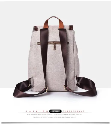 Korean version of the lady backpack leisure