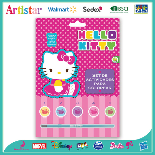 HELLO KITTY digital paint set