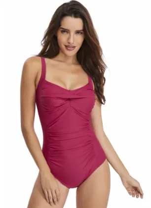 Ladies Triangle One Piece Swimwear Suit