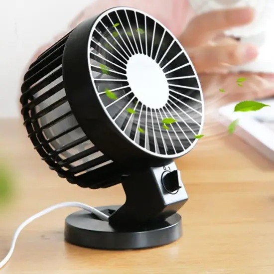 5 inch Head Rotating Mini USB Desk Fan