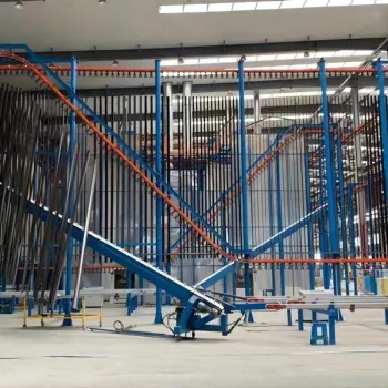 Space-Saving Aluminum Profile Vertical Powder Coating Line