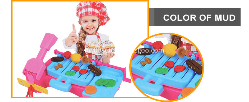 Pretend BBQ Play Dough Set