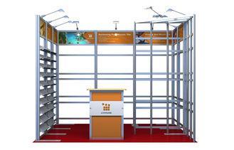 Portable Modular 10x10 Booth Display With Light Weight Tens