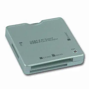 USB 2.0 All-in-1 Card Reader, Supports Hot-swap Capability