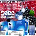 Elf Word DC5000 Ultra blau Baumwollbonbon Vape