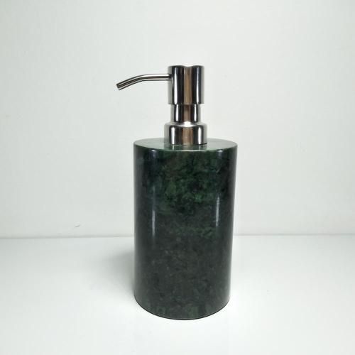 Accessoires de salle de bain en granit vert indien