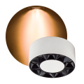 Downlight di pannocchia montato sulla superficie IP65 antirifera.