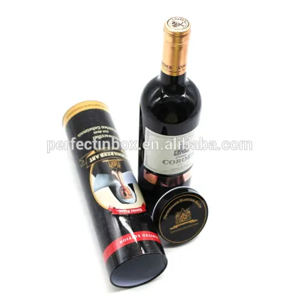 metal gift tin bottle packaging box, tin wine tin box
