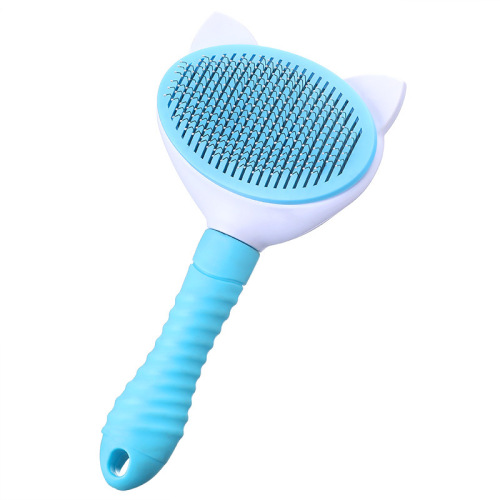 one click to clean pet comb