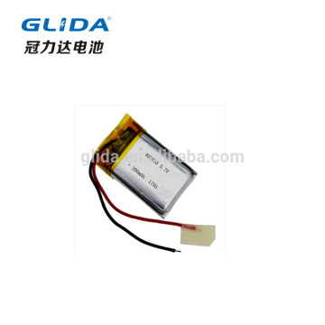 Lithium polymer battery for LED