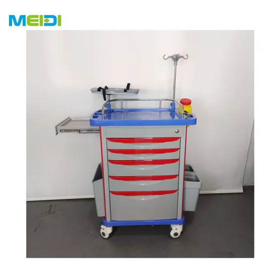 High Quality ABS Emergency Medical Trolley for Hospital Use