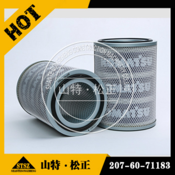 Hydraulic filter element 207-60-71183 for KOMATSU D155AXI-8