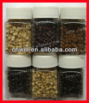 silicone hair extension beads hair extension micro beads