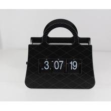 Senhoras Bolsa Engraçado Flip Clock