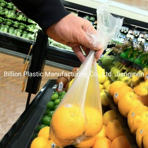 Supermarket Plastic Food Packaging Bags Produce Roll