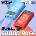 Disposable Vapes Pen Fizzy Twins 50000Puffs Double Flavor
