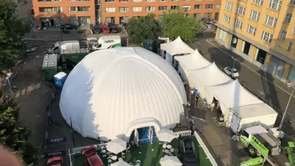 Giant Inflatable Dome: Large Event Structure in Evolution Dome Range