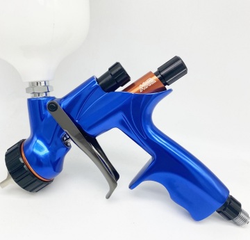 High Pressure 600cc Blue 1.3mm Caliber Air Spray Gun for Varnish