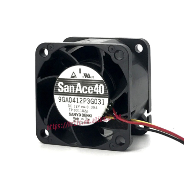 Original 9GA0412P3G031 0.39A Server Cooling Lüfter - 4 -Wire WM12V