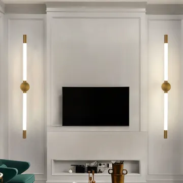 Modern Hotel Bedroom Linear Bedside Wall Lamp - Long Strip LED Wall Light