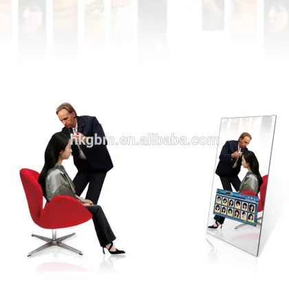 advertising board/apple type indoor lcd advertising display with magic mirror