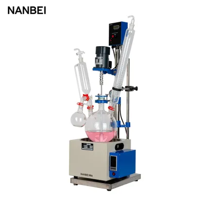 5L Small Laboratory Single Layer Bio Glass Reactor