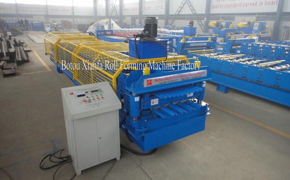 CE Color Steel Sheet Double Layer Forming Machine