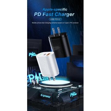 PD 20W Super Fast Charge Chargeur de téléphone portable