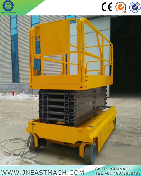 14m Full-automatic Scissor Lift para alquiler mecánico