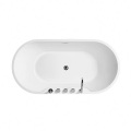 Air Massage Freestanding Tub Hydrotherapy Trendy Style Freestanding Sitting Large Bathtub