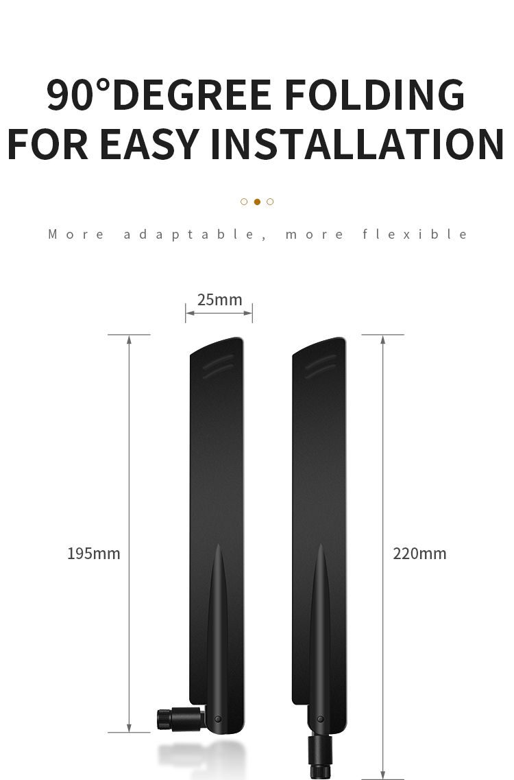 Dual Band 2.4GHz 5.8GHz Router WiFi Antenna