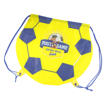 Customized Drawstring Football Soccer Ball Bag Backpack for Promotion